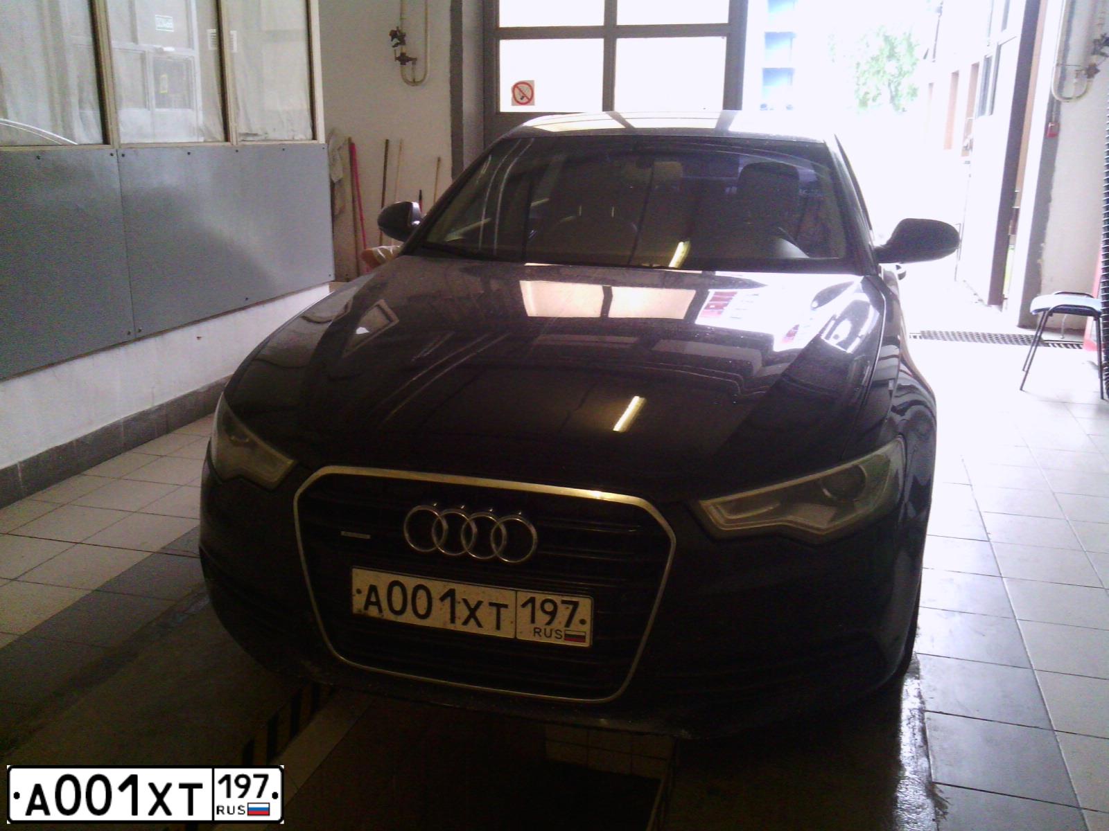 Фото автомобиля АУДИ A6, 2012 — госномер В471СА57. Цвет: ЧЕРНЫЙ