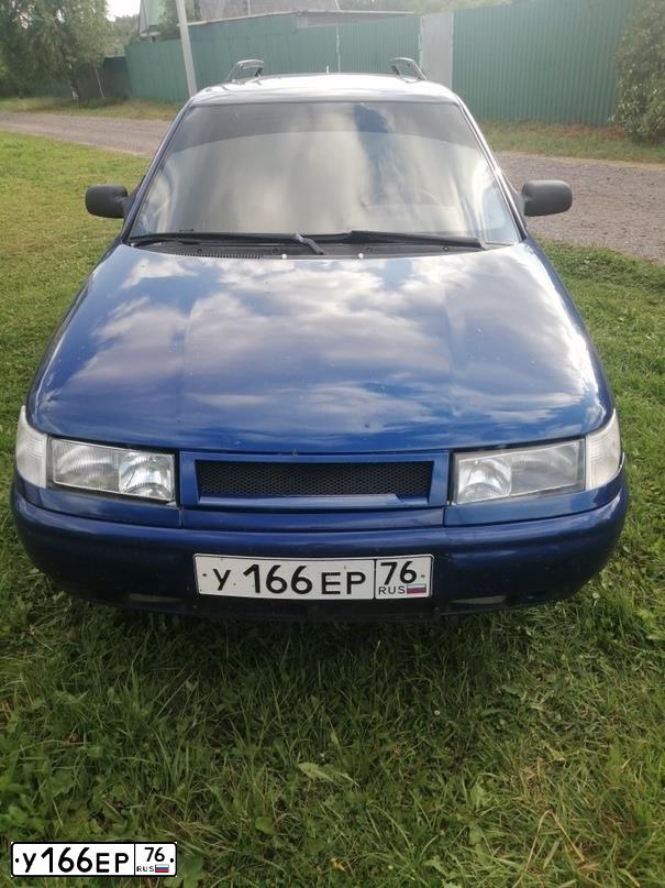 Фото автомобиля LADA 2111 LADA, 2004 — госномер У166ЕР76. Цвет: сине-зеленый
