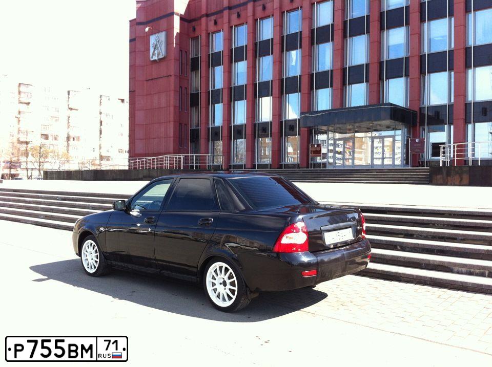 Фото автомобиля LADA 1119 KALINA, 2012 — госномер О381МО48. Цвет: голубой