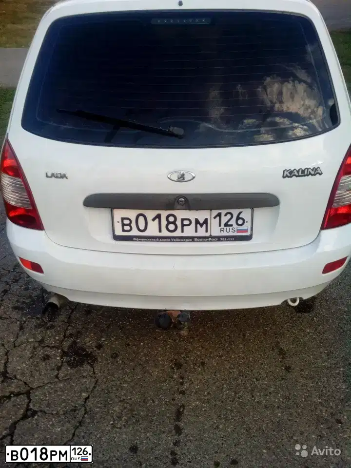 Фото автомобиля LADA 1117 KALINA, 2010 — госномер А008МО08. Цвет: БЕЛЫЙ