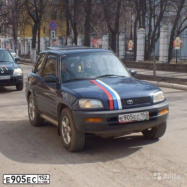 Фото автомобиля TOYOTA RAV4, 1995 — госномер С018ОК199. Цвет: синий