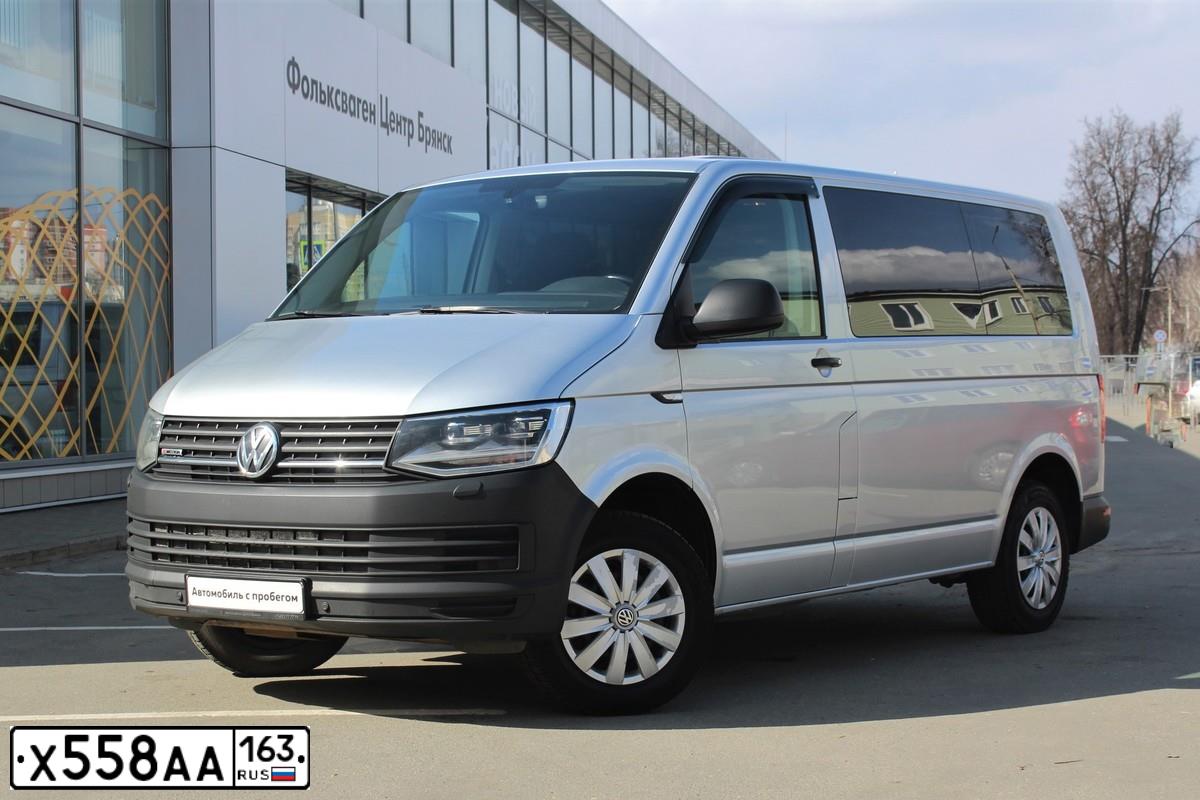 Фото автомобиля VOLKSWAGEN CARAVELLE, 2016 — госномер Х558АА163. Цвет: СЕРЕБРИТЫЙ