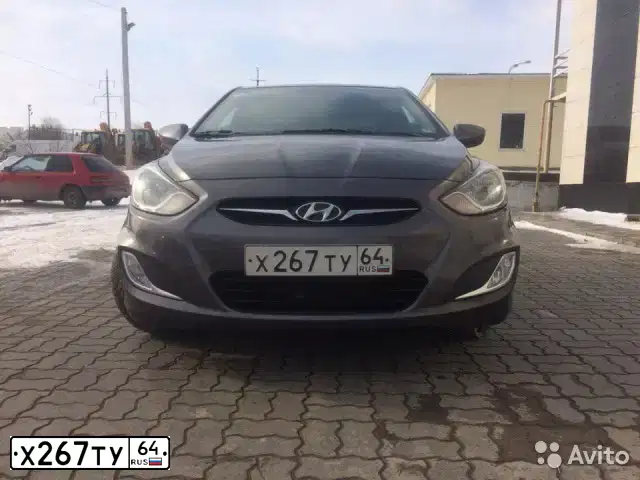 Фото автомобиля HYUNDAI SOLARIS, 2012 — госномер Е087СУ08