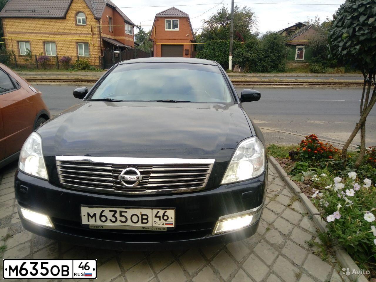 Фото автомобиля NISSAN TEANA, 2006 — госномер Х454ЕО136. Цвет: ЧЕРНЫЙ