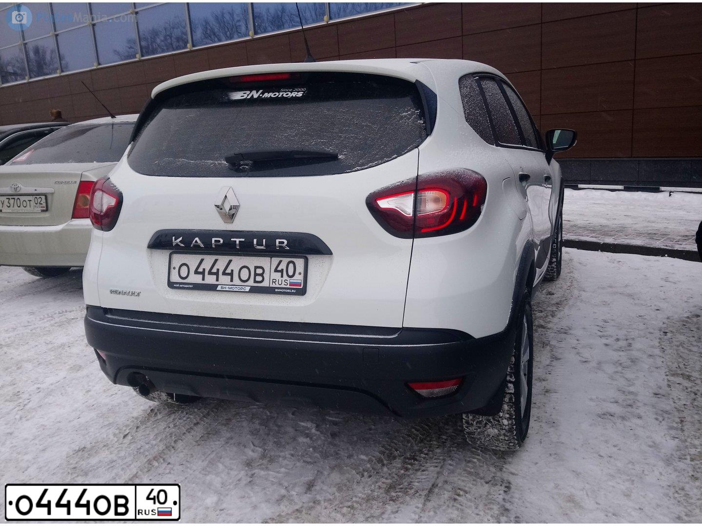 Фото автомобиля RENAULT ARKANA, 2021 — госномер С753МС40. Цвет: ЧЕРНЫЙ