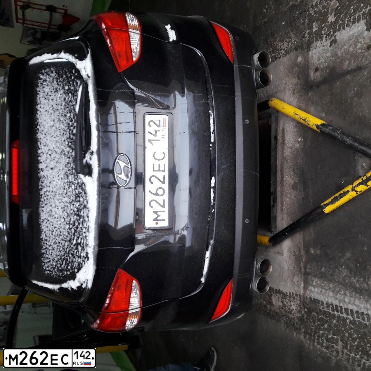 Фото автомобиля HYUNDAI TUCSON, 2009 — госномер В963ЕХ122
