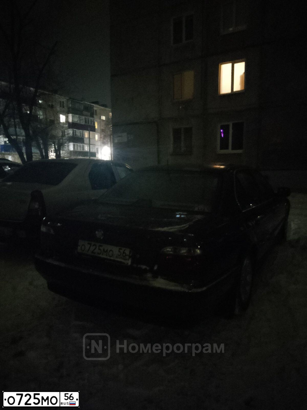 Фото автомобиля BMW SERIE 7, 1998 — госномер О725МО56