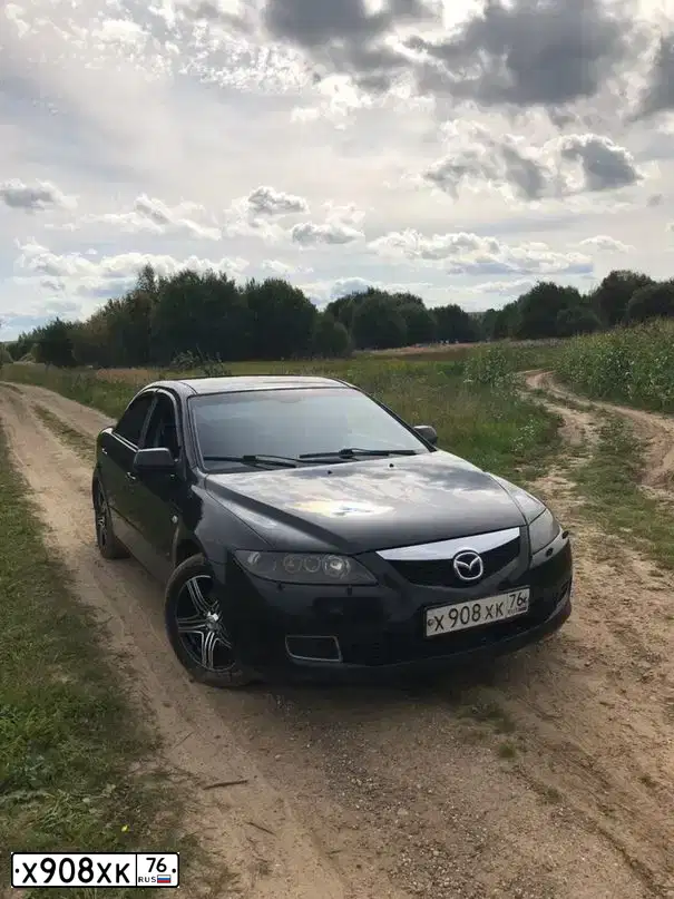 Фото автомобиля MAZDA 6, 2005 — госномер С902ВМ177. Цвет: ЧЕРНЫЙ