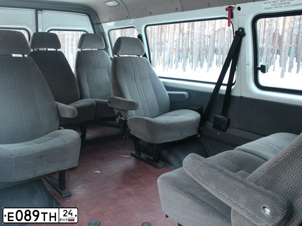 Фото автомобиля GAZ Z 3221 GAZEL, 2007 — госномер Е089ТН24. Цвет: Белый