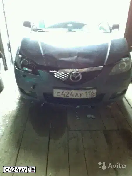 Фото автомобиля MAZDA 3, 2008 — госномер К098УУ18. Цвет: СЕРЫЙ