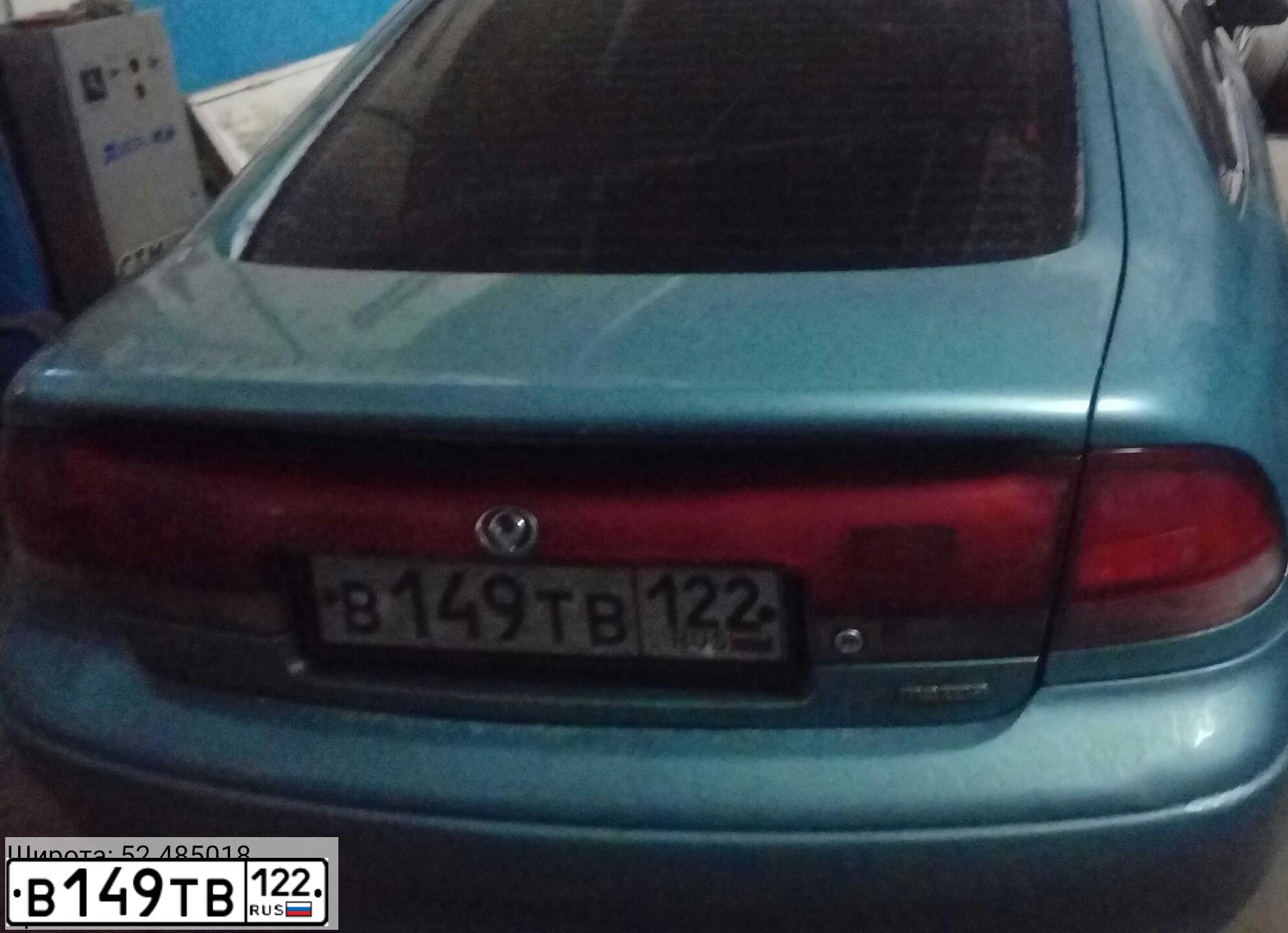 Фото автомобиля MAZDA 626, 1995 — госномер В149ТВ122. Цвет: ЗЕЛЕНЫЙ ТЕМНЫЙ