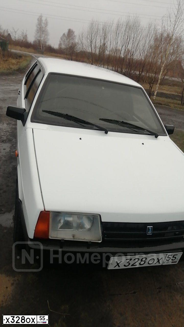 Фото автомобиля LADA 2109 SAMARA, 1999 — госномер Х328ОХ55. Цвет: ЯРКО-БЕЛЫЙ