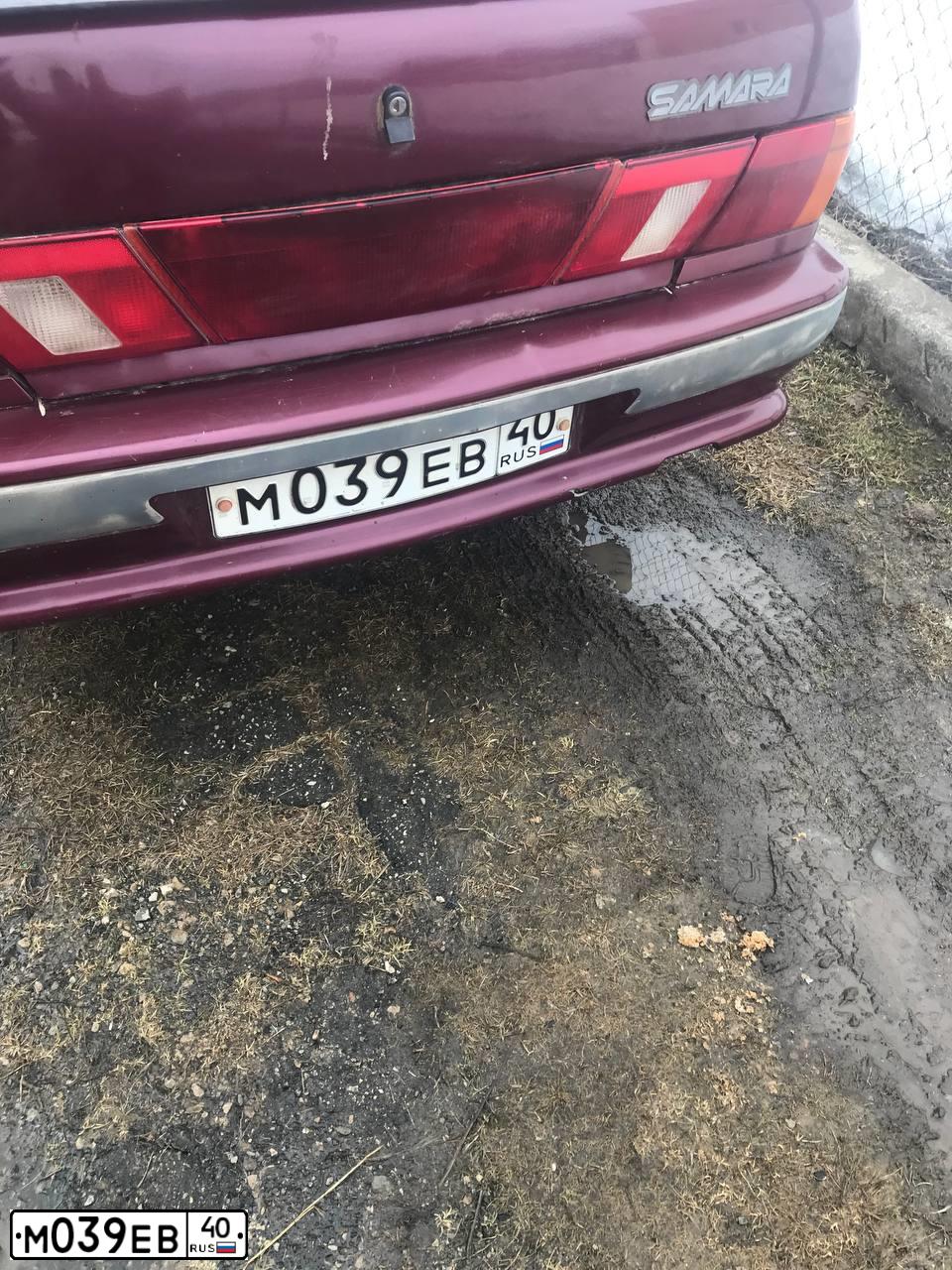Фото автомобиля LADA 2115 SAMARA, 2005 — госномер М039ЕВ40. Цвет: МАЛИНОВЫЙ