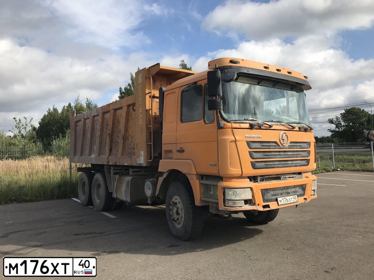 Фото автомобиля SHAANXI SX 325 /6X4/, 2011 — госномер В568АХ09. Цвет: ЖЁЛТЫЙ