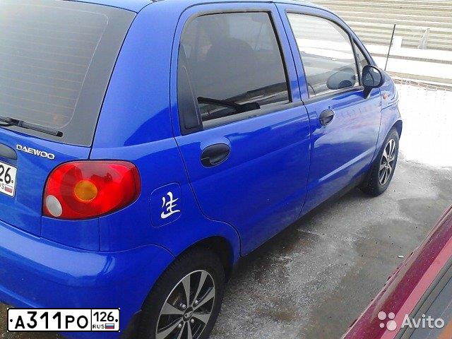 Фото автомобиля DAEWOO MATIZ, 2007 — госномер К774ХА34. Цвет: ФИОЛЕТОВЫЙ