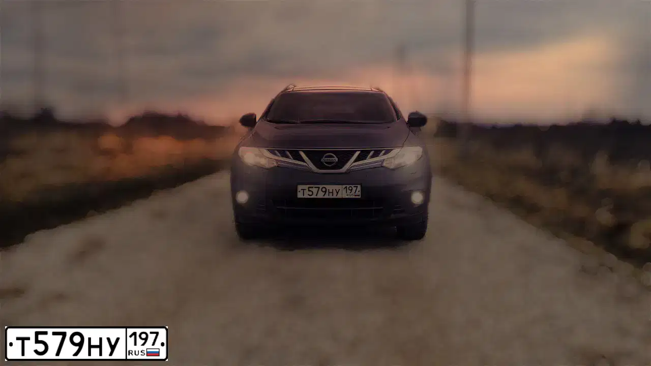 Фото автомобиля NISSAN MURANO, 2011 — госномер В439ТХ790. Цвет: СЕРЫЙ