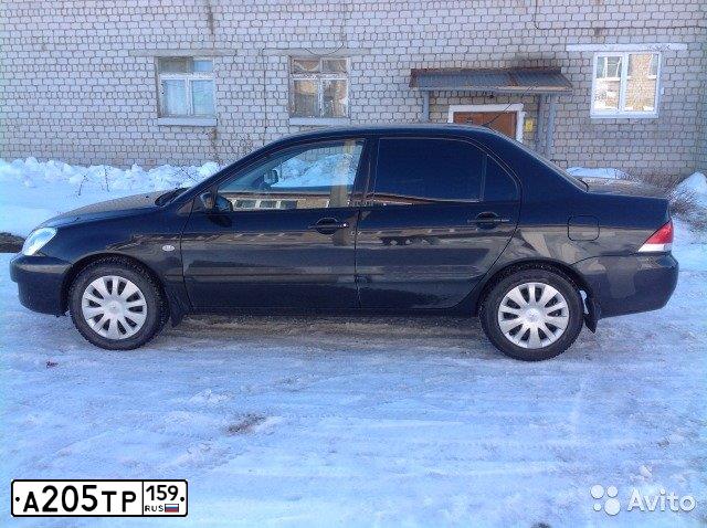 Фото автомобиля MITSUBISHI LANCER, 2007 — госномер М346АА196. Цвет: ЧЕРНЫЙ