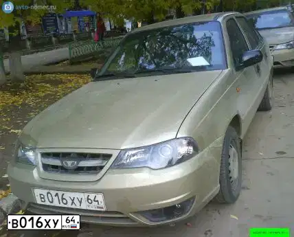 Фото автомобиля DAEWOO NEXIA, 2011 — госномер А078МТ164. Цвет: ПЕСОЧНЫЙ