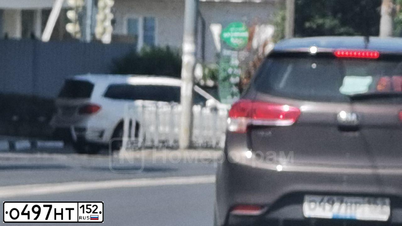 Фото автомобиля MAZDA 6, 2011 — госномер О497НТ152. Цвет: серебристый