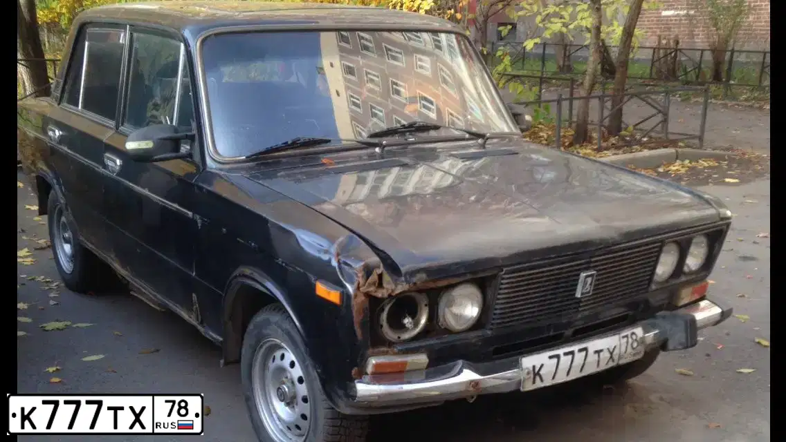 Фото автомобиля LADA 2106, 1996 — госномер К777ТХ78. Цвет: ЧЕРНЫЙ