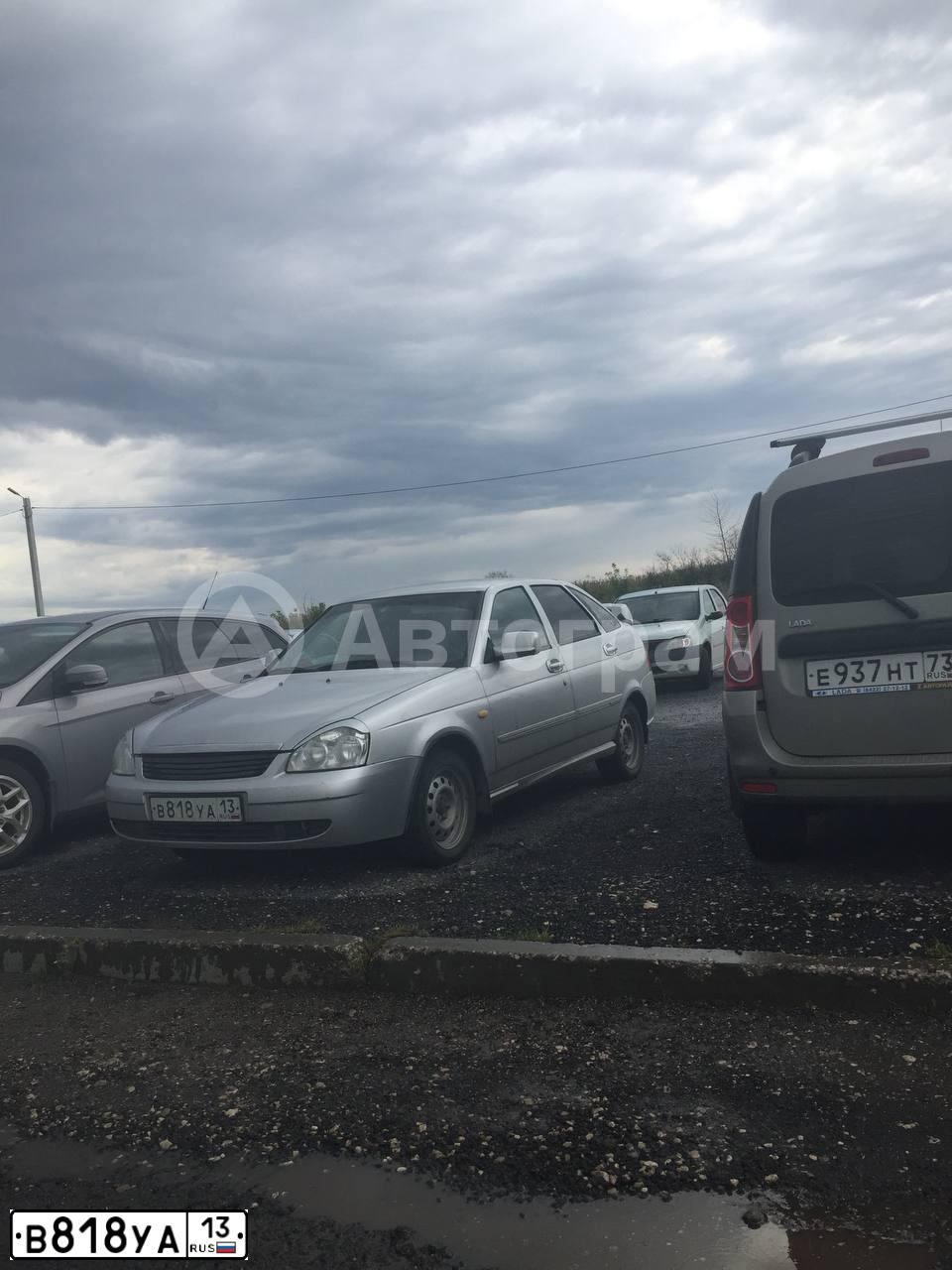 Фото автомобиля LADA 2172 PRIORA, 2008 — госномер В818УА13. Цвет: СВЕТЛО-СЕРЕБР.МЕТАЛЛИК