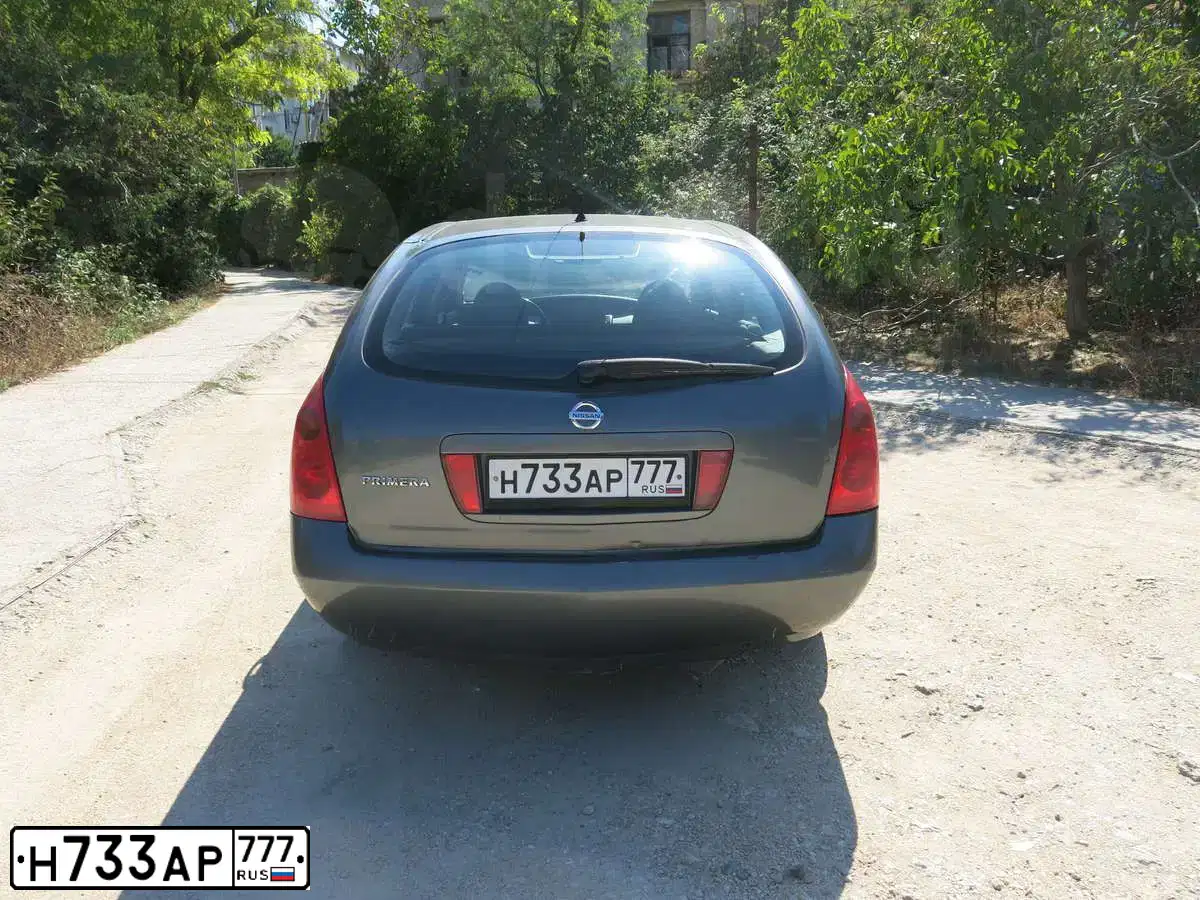 Фото автомобиля NISSAN PRIMERA, 2005 — госномер О915ТН790