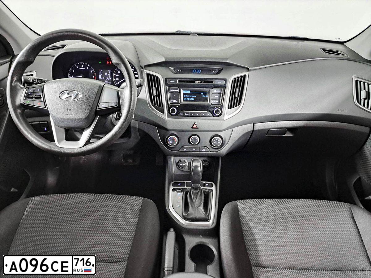 Фото автомобиля HYUNDAI CRETA, 2018 — госномер А096СЕ716. Цвет: Коричневый