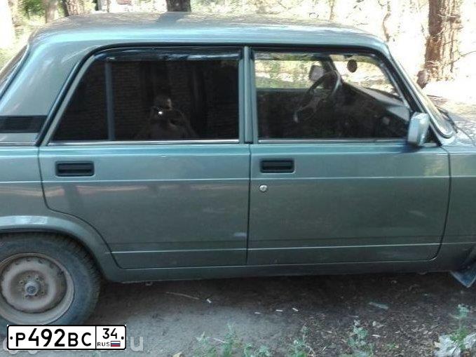 Фото автомобиля LADA 2107 LADA, 2010 — госномер Р492ВС34. Цвет: СРЕДНИЙ СЕРО-ЗЕЛ МЕТ