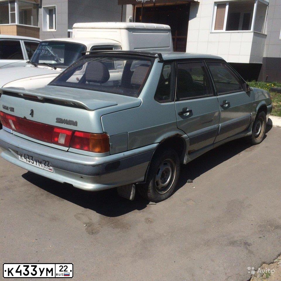 Фото автомобиля LADA 2115 SAMARA, 2002 — госномер К433УМ22. Цвет: ЖЕЛТЫЙ