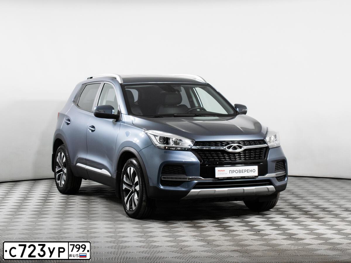 Фото автомобиля CHERY TIGGO4, 2021 — госномер Т236МН136. Цвет: СЕРЫЙ