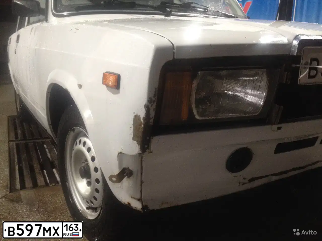 Фото автомобиля LADA 2107, 2007 — госномер К365МХ07. Цвет: ЯРКО-БЕЛЫЙ