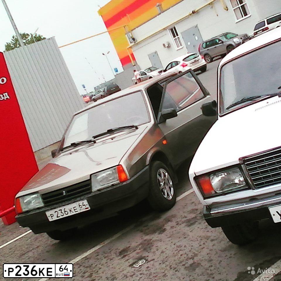Фото автомобиля LADA 2109 SAMARA, 2001 — госномер Р236КЕ64. Цвет: СЕРЫЙ