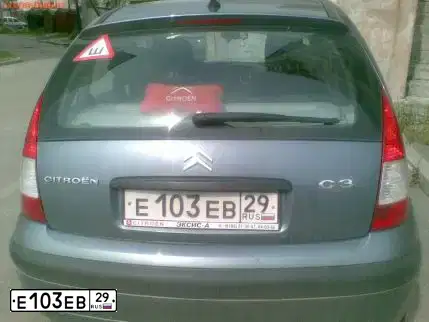 Фото автомобиля CITROEN C3, 2005 — госномер В428МО37. Цвет: СЕРЫЙ