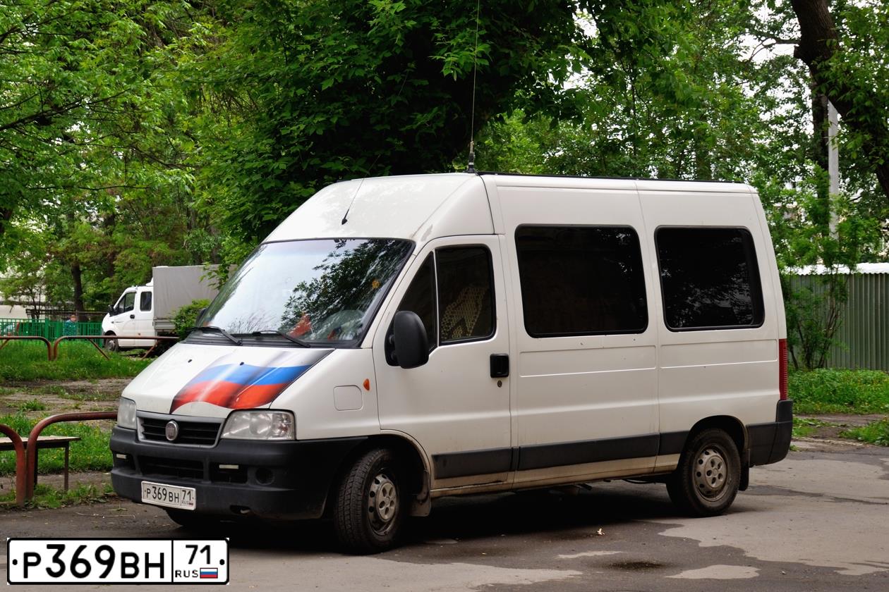 Фото автомобиля FIAT DUCATO, 2012 — госномер Р369ВН71. Цвет: Белый