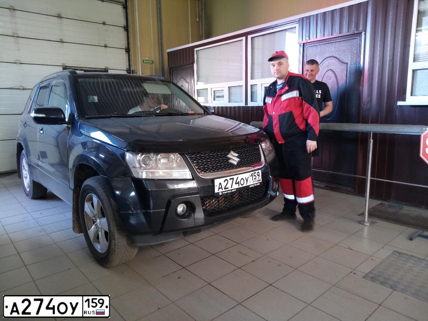 Фото автомобиля SUZUKI /GRAND/ VITARA, 2011 — госномер А248СР43. Цвет: ЧЕРНЫЙ
