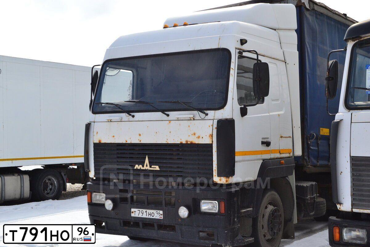 Фото автомобиля MAZ 5440 /4X2/, 2011 — госномер Т791НО96. Цвет: Белый