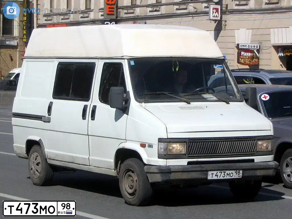 Фото автомобиля FIAT DUCATO, 1990 — госномер Т473МО98. Цвет: БЕЛЫЙ