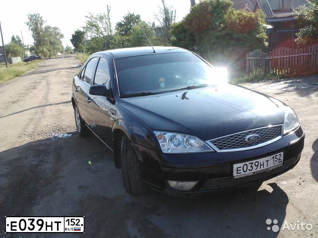 Фото автомобиля FORD MONDEO, 2006 — госномер Е039НТ152. Цвет: ЧЕРНЫЙ
