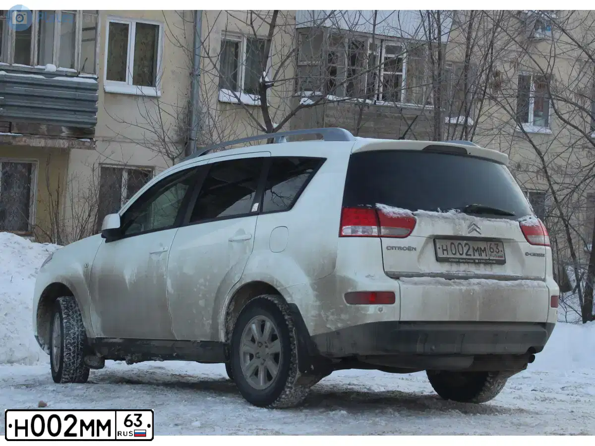 Фото автомобиля CITROEN C-CROSSER, 2011 — госномер К984ЕТ763. Цвет: Белый
