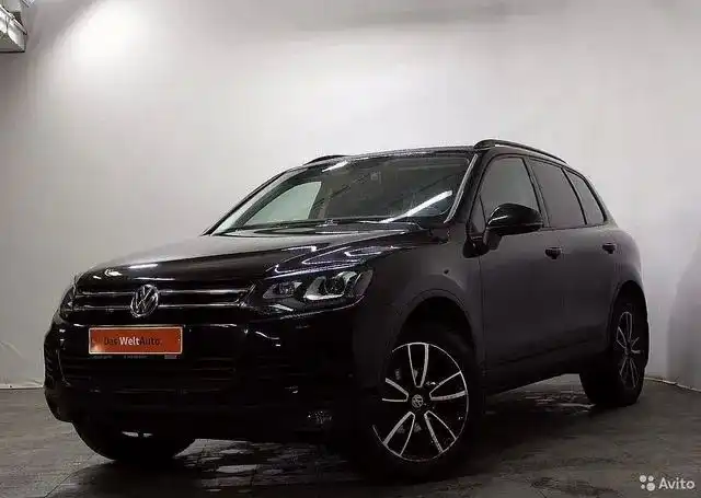 Фото автомобиля VOLKSWAGEN TOUAREG, 2014 — госномер Н360РУ33. Цвет: ЧЕРНЫЙ