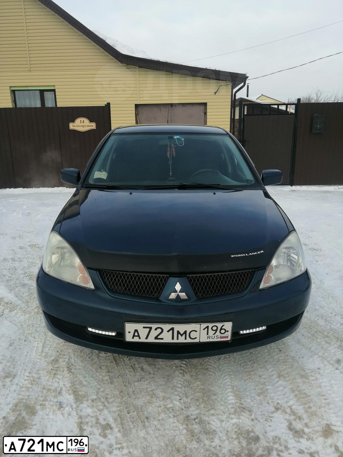 Фото автомобиля MITSUBISHI LANCER, 2006 — госномер А721МС196. Цвет: синий