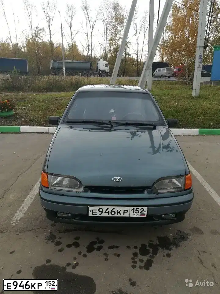Фото автомобиля LADA 2115 SAMARA, 2006 — госномер Е946КР152. Цвет: сине-зеленый