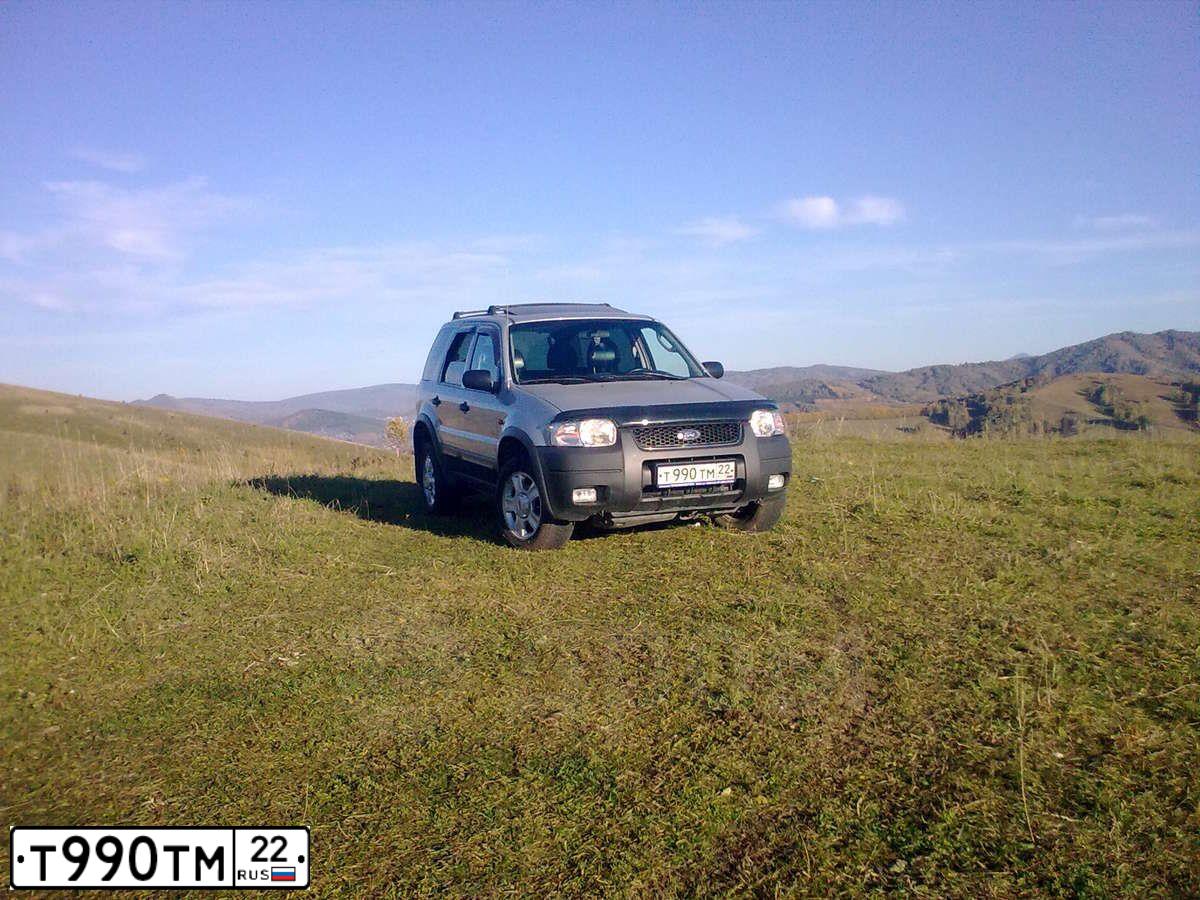 Фото автомобиля FORD MAVERICK, 2003 — госномер Т990ТМ22. Цвет: Серебристый