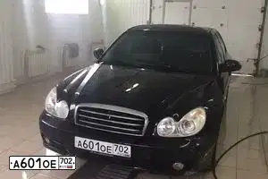 Фото автомобиля TAGAZ SONATA, 2006 — госномер М476АК102. Цвет: ЧЕРНЫЙ