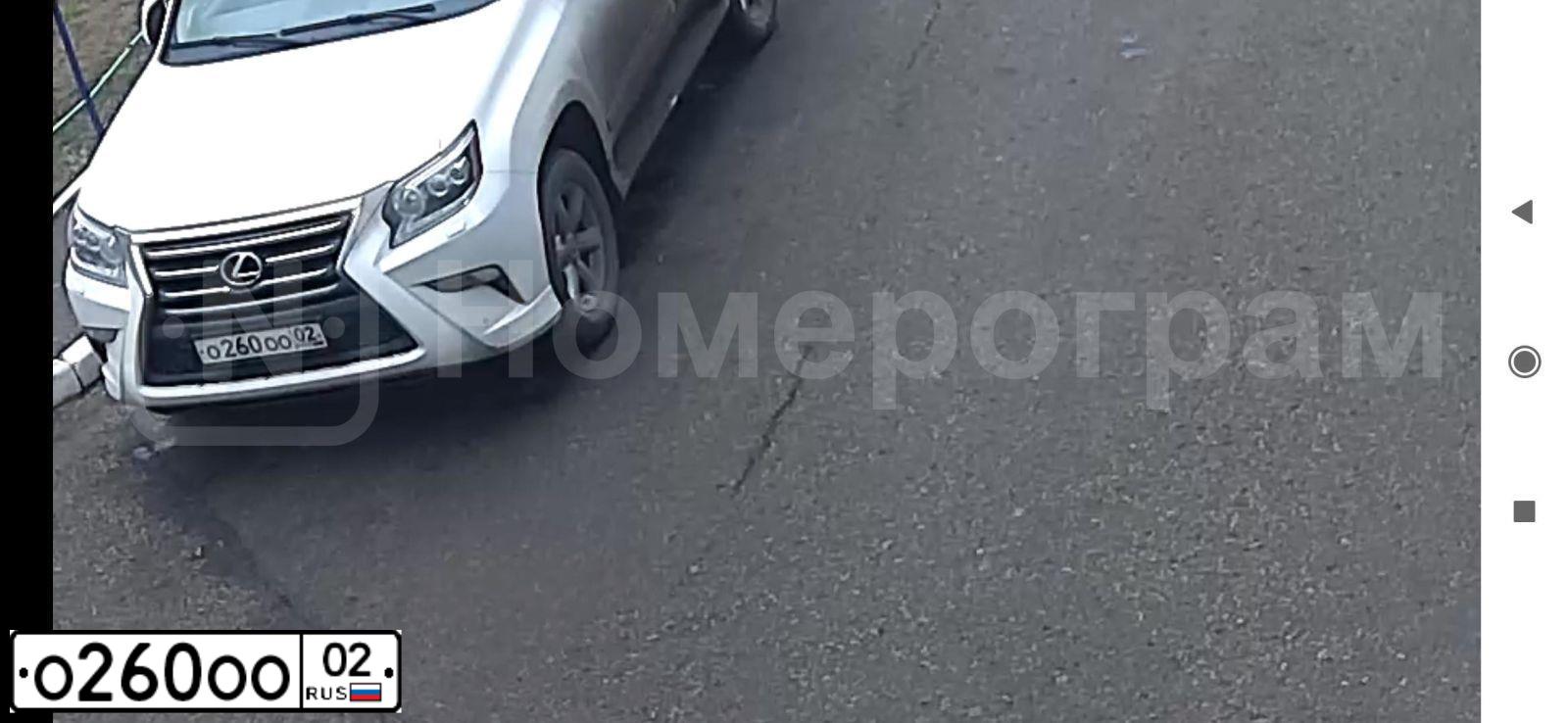 Фото автомобиля LEXUS GX, 2014 — госномер О260ОО02. Цвет: БЕЛЫЙ