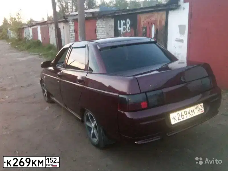 Фото автомобиля LADA 2110, 2004 — госномер О006ВО52. Цвет: ТЕМНО-КРАСНЫЙ
