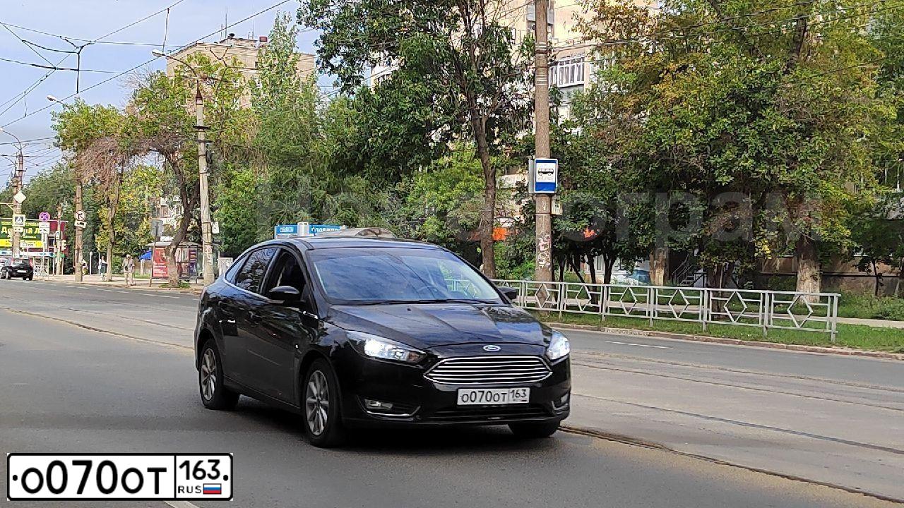 Фото автомобиля FORD FOCUS, 2015 — госномер К200УУ763. Цвет: ЧЕРНЫЙ