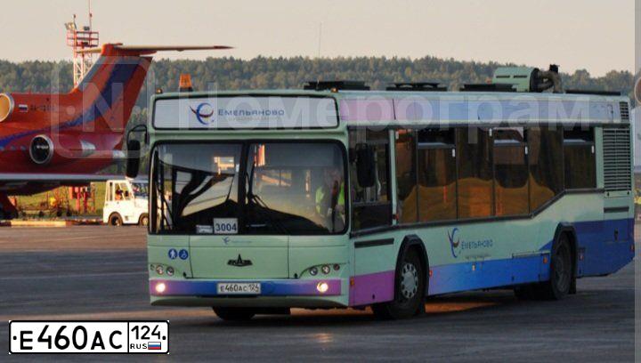 Фото автомобиля MAZ 103, 2009 — госномер Е460АС124. Цвет: ЗЕЛЕНЫЙ