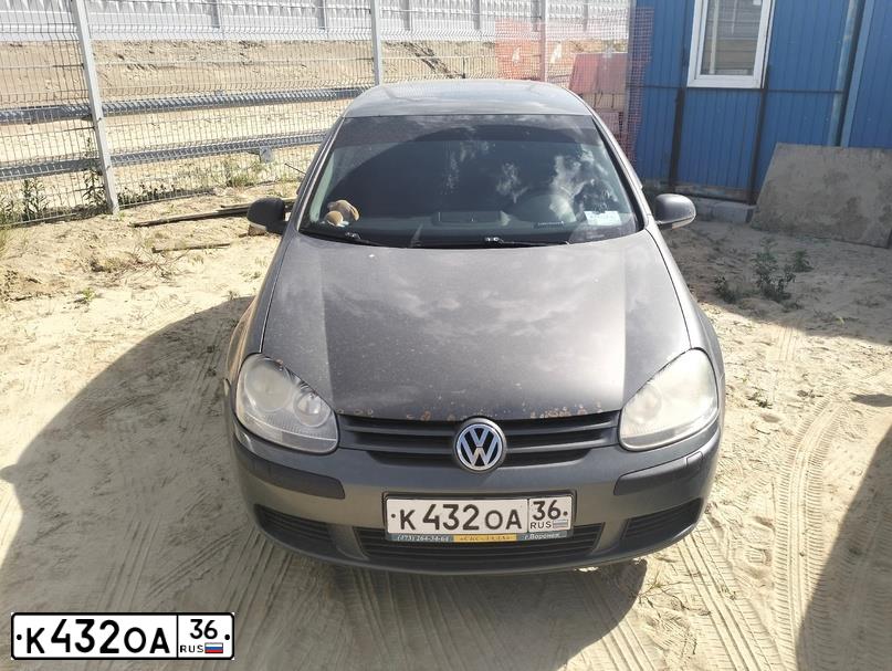 Фото автомобиля VOLKSWAGEN GOLF, 2007 — госномер К432ОА36. Цвет: СЕРО-ЗЕЛЕНЫЙ