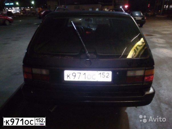 Фото автомобиля VOLKSWAGEN PASSAT, 1991 — госномер К971ОС152. Цвет: ТЕМНО-СИНИЙ